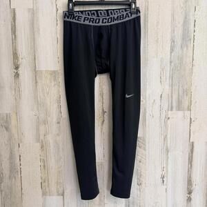 Nike Pro Combat Men’s XL Compression Tights Black Dri-Fit Training Leggings